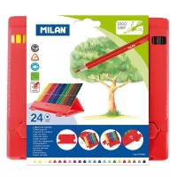 Creioane colorate, 24 culori, in cutie de plastic Milan-1-IMG-slider-mobile