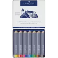 Creioane colorate aquarelle 24 culori goldfaber cut. Metal faber-2-IMG-slider-mobile