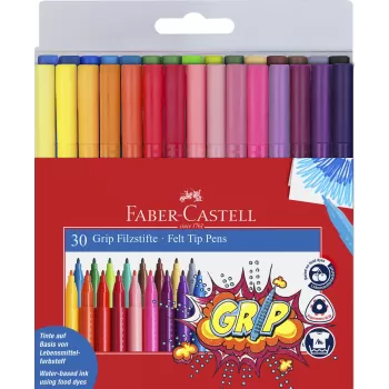 Carioca 30 culori grip Faber-Castell-1