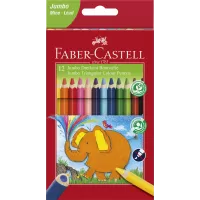 Creioane colorate triunghiulare jumbo 12 culori Faber-Castell-1-IMG-slider-mobile