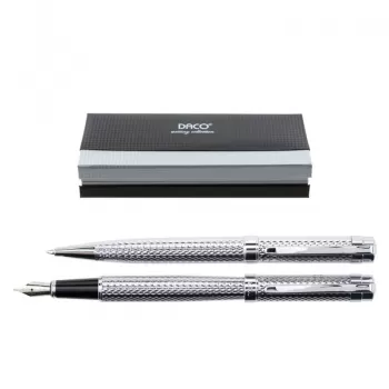 Set pix si stilou DACO SE276AG corp argintiu-1