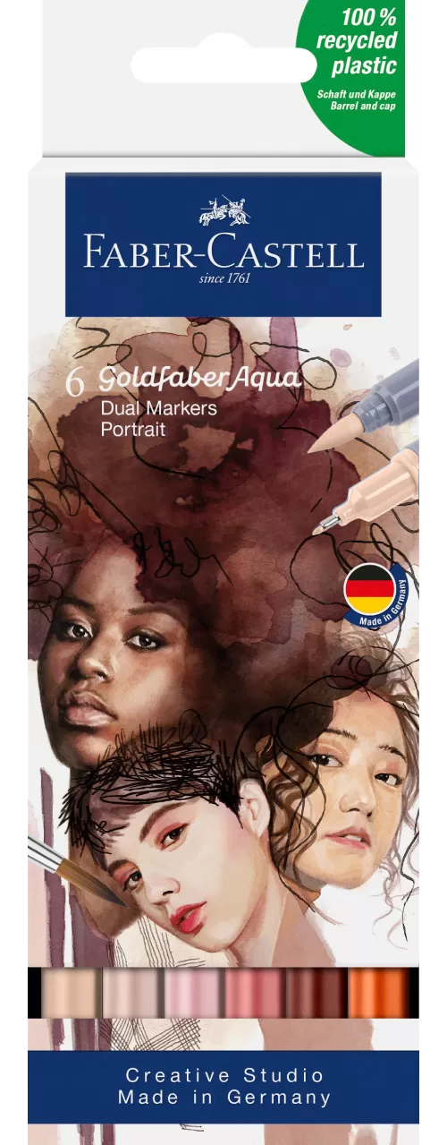 11-Marker-solubil-2-capete-set-6-buc-portret-goldfaber-Faber~Castell