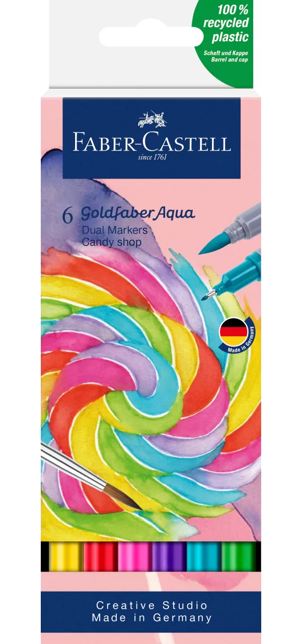 Marker solubil 2 capete set 6 buc candy shop goldfaber Faber-Castell-1-IMG-slider