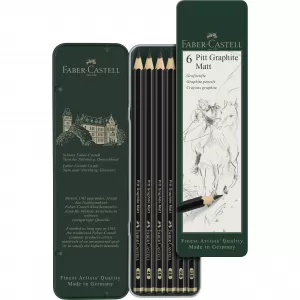 Set 6 buc creion grafit mat pitt Faber-Castell-3-IMG-nav