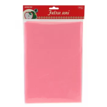 Accesorii craft - AD081RZ fetru uni set 4 Roz-1