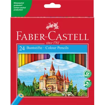 Creioane colorate 24 culori Faber-Castell-1