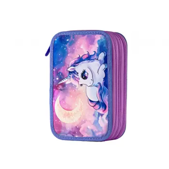 Penar 3 compartimente fete, echipat cu 46 piese, unicorn Daco PE3035E-1