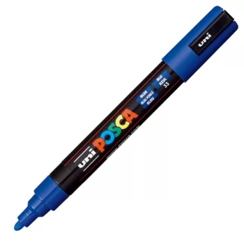 Posca marker UNI Albastru, varf mediu 1.8-2.5 mm PC-5M-2