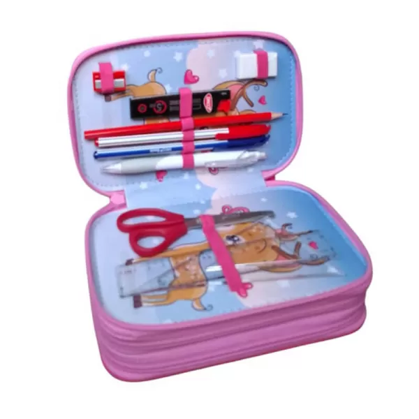 Penar 3 compartimente fete, echipat cu 46 de piese, Baby Deer Daco PE3025E-3-IMG-slider