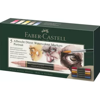 Set 5 markere solubile portret a.durer Faber-Castell-1