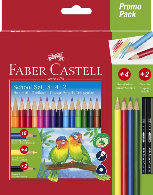 8-Creioane-colorate-triunghiulare-18+4+2-promo-Faber~Castell