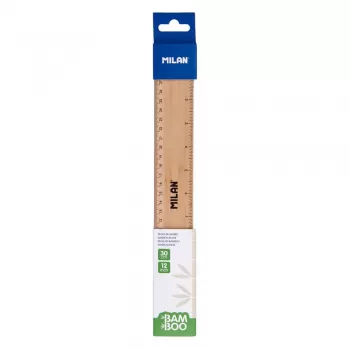 Rigla 30 cm lemn bambus Milan-2