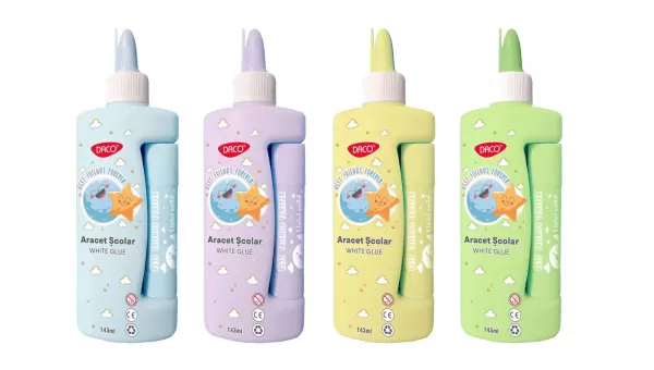 Aracet scolar 143ml cu lipici solid cadou Daco AT143-1-IMG-slider