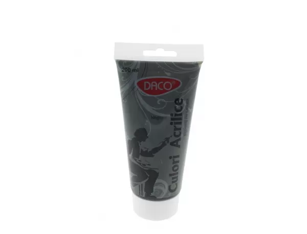 Culori acrilice 200 ml - Negru - Daco CU3200N-1-IMG-slider