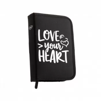 Penar echipat cu 2 extensii, negru, Love your Hart Daco PE1964E-2